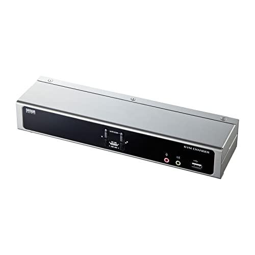 サンワサプライ デュアル繋がりDVI相応うマイコン自動小銃うつり変わり器(2:1) SW-KVM2HDCN2