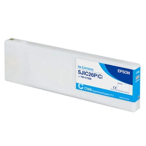 EPSON TM-C7500専用インキ薬莢 シアン SJIC26マイコン
