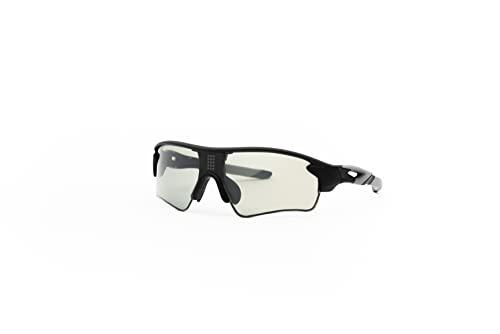 [eShades] サングラス 瞬間調光サングラス スポーツタイプ VR1901 横幅:約155mm、レンズ横幅:約65mm、フレーム高さ:約45mm、レンズ間幅:約25mm