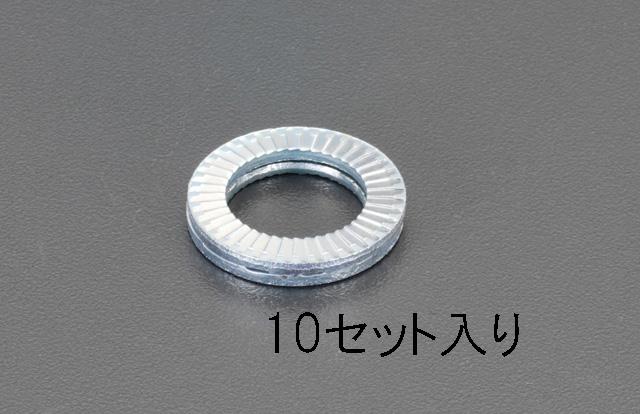 エスコ 17.0x25.4x3.4mm ゆるみ止ワッシャー(10個) EA949WN-9
