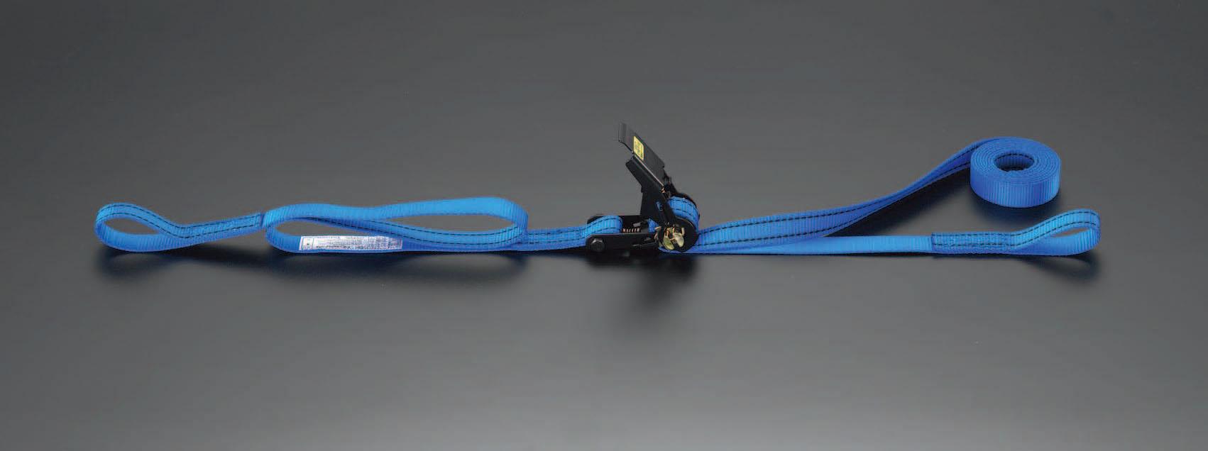 エスコ 25mmx5.0m/200Kgベルト荷締機(ラチェット式) EA982RC-4