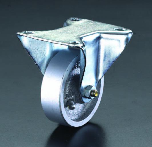 80mm キャスター(固定金具・スティール車輪) EA986N-80