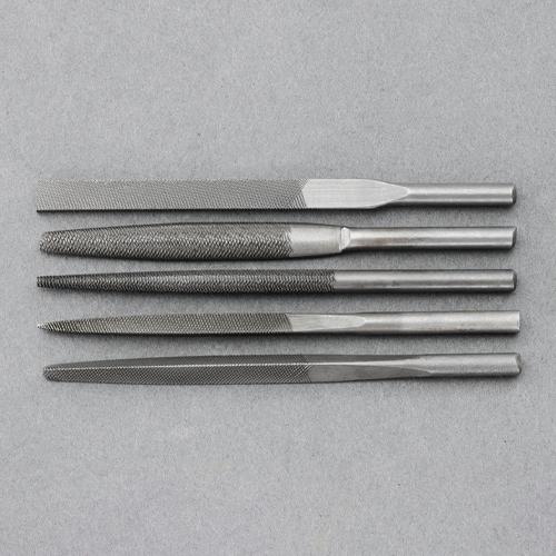 ESCO やすり 5種・5本組/中目 φ5x105mm EA521TF-60