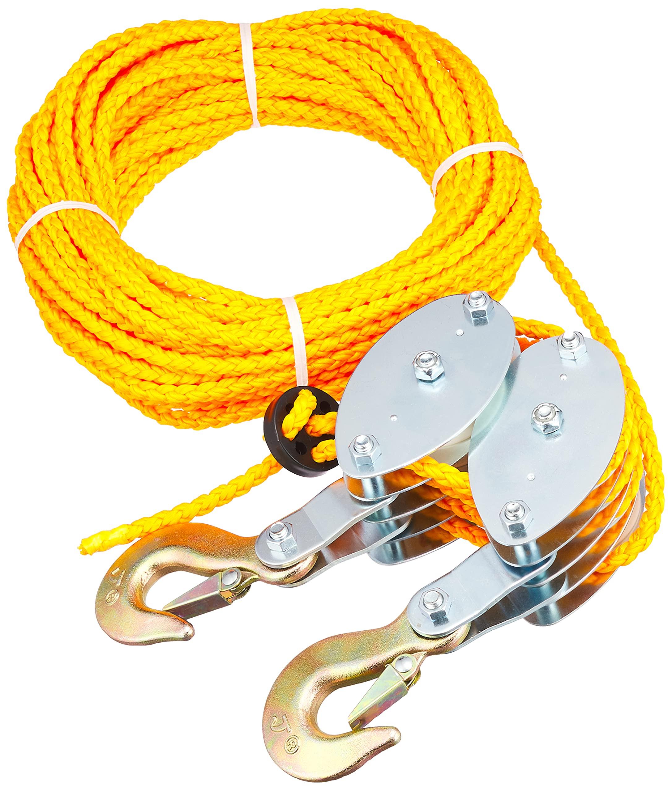 300kg ロープホイスト(φ8mmx20mロープ付) EA987CH-10 エスコ(ESCO)