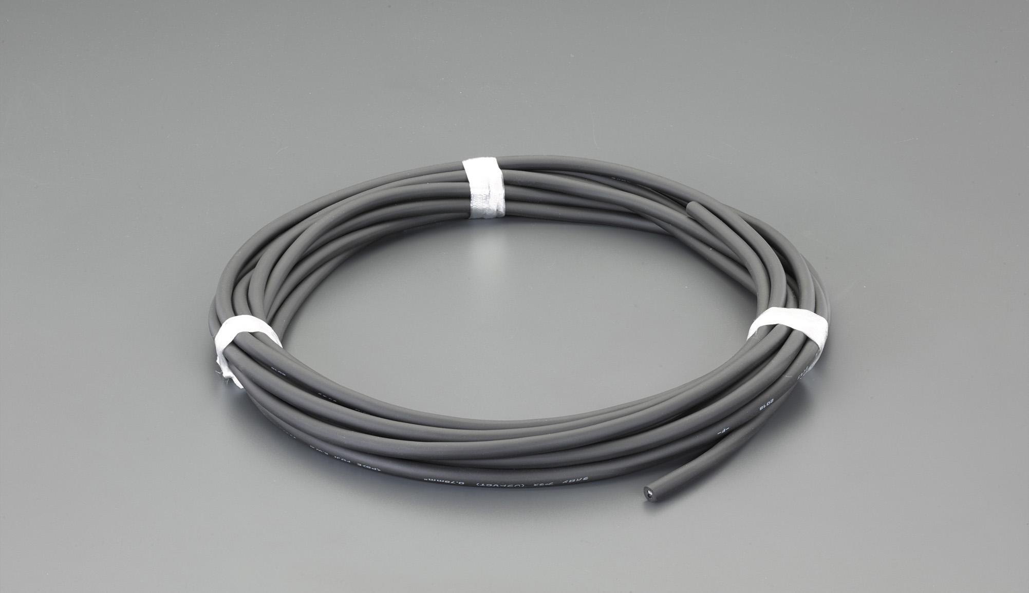 エスコ 2 mm2x20m/2芯 ビニールキャブタイヤケーブル EA940AG-512