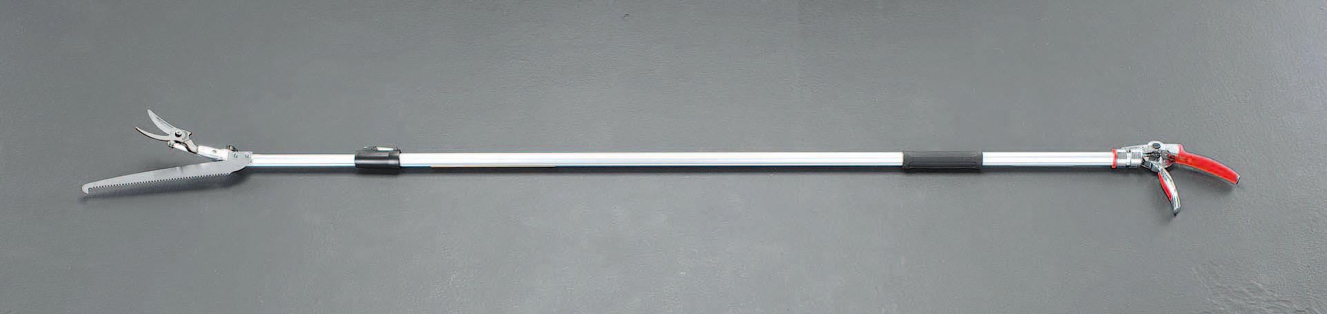 1.8ー3.0m高枝鋏(切り下げる型・伸縮柄/刃長60粍)