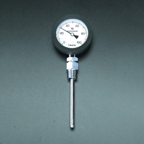 エスコ 0-50°C/150mmバイメタル式温度計 EA727AA-3