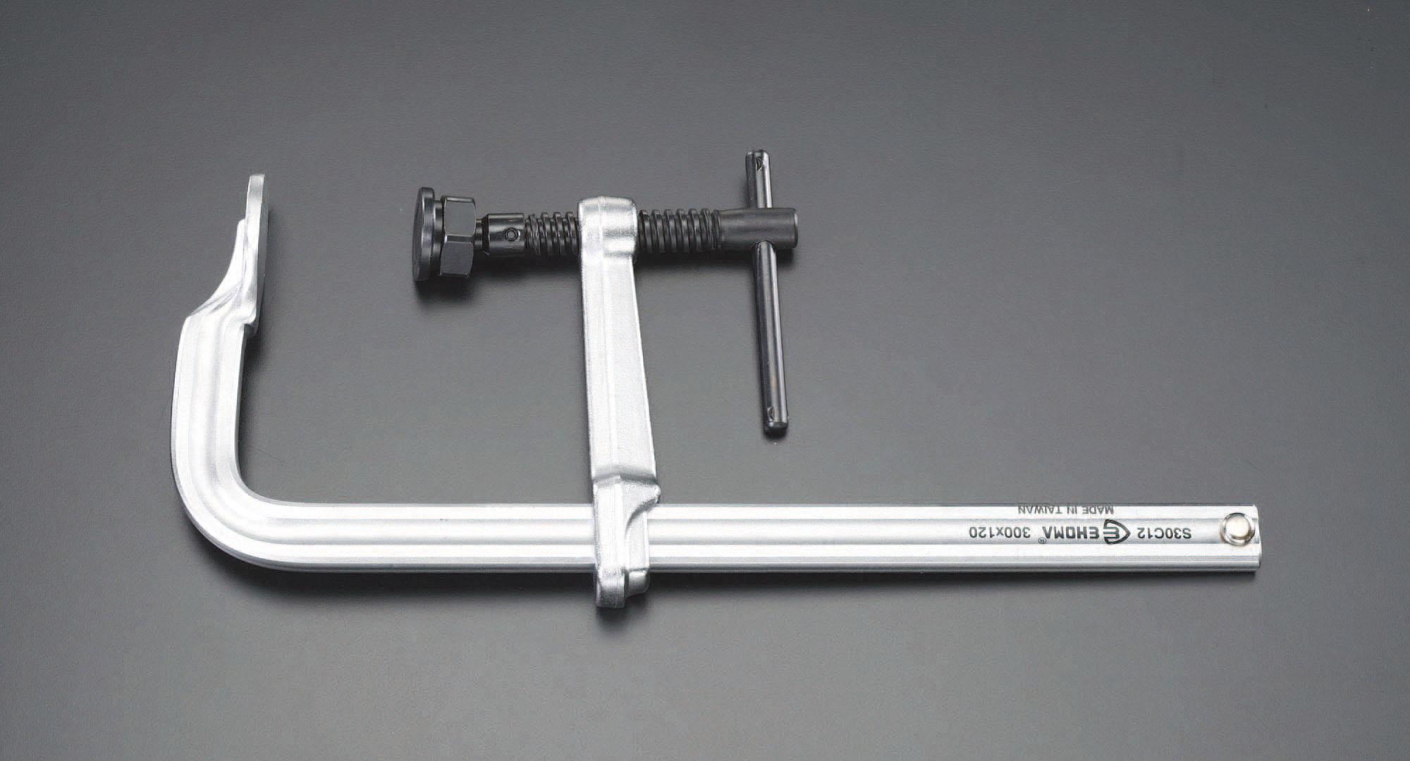 0-800mm/140mm L型クランプ EA526TL-32|ポッチ