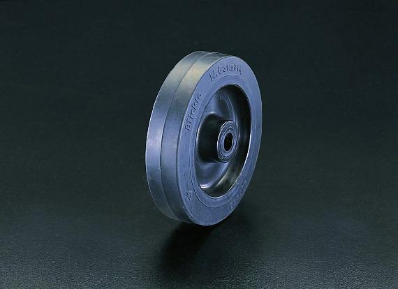 200x50mm 車輪(ラバータイヤ・ナイロンリム・ローラーベアリング EA986MJ-200|ポッチ