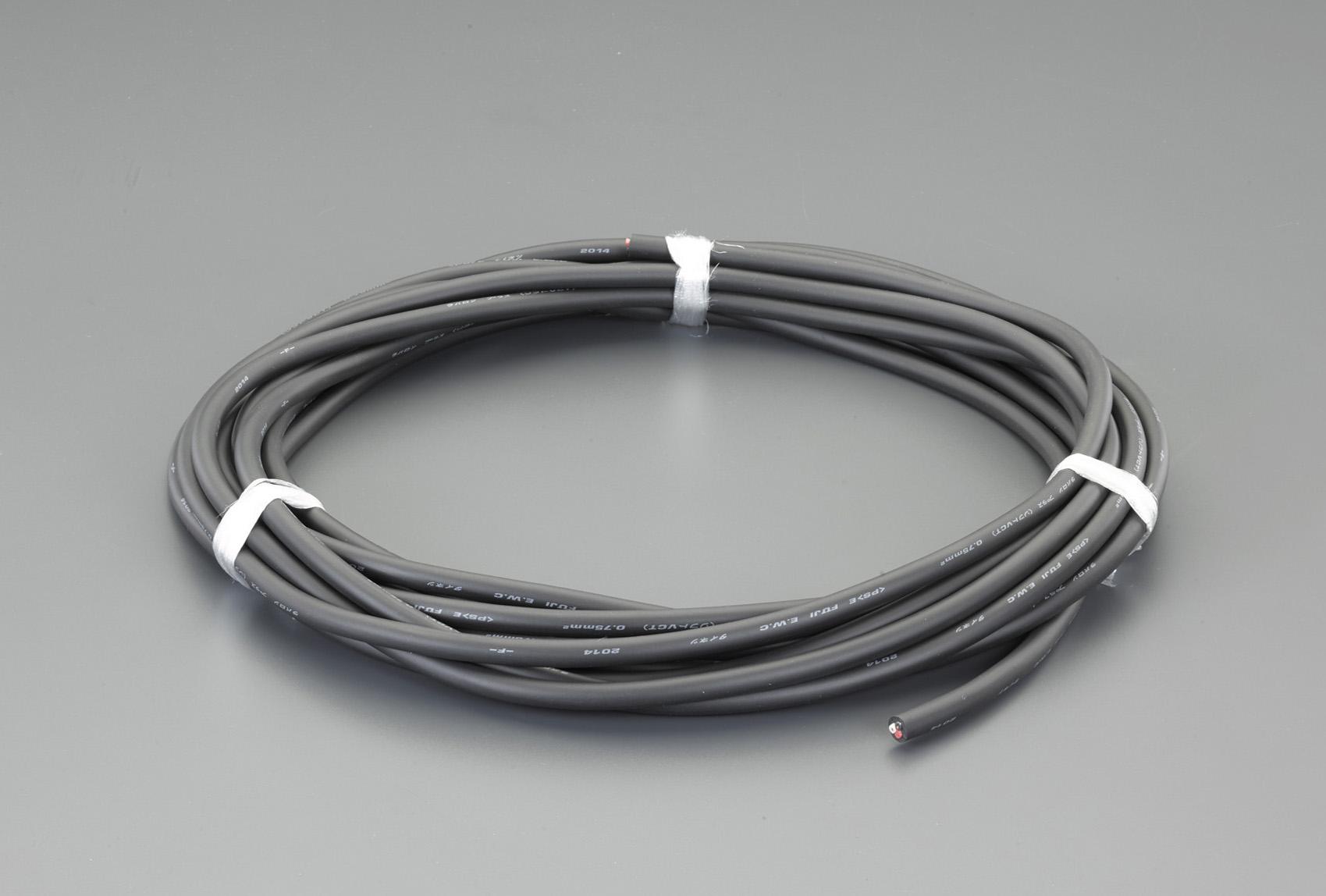 エスコ 8 mm2x 5m/3芯 ビニールキャブタイヤケーブル EA940AG-551