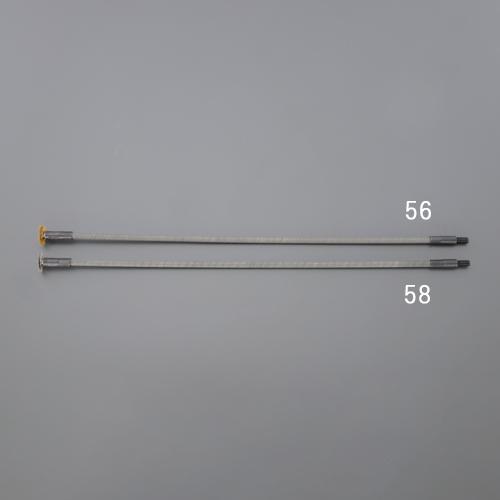 エスコ 460mm U-チューブブラシ(ステンレス製) EA115GF-59