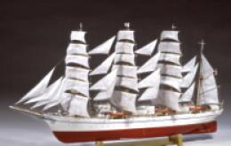 ウッディジョー 1/160 日本丸 帆付き 木製帆船模型 組立キット