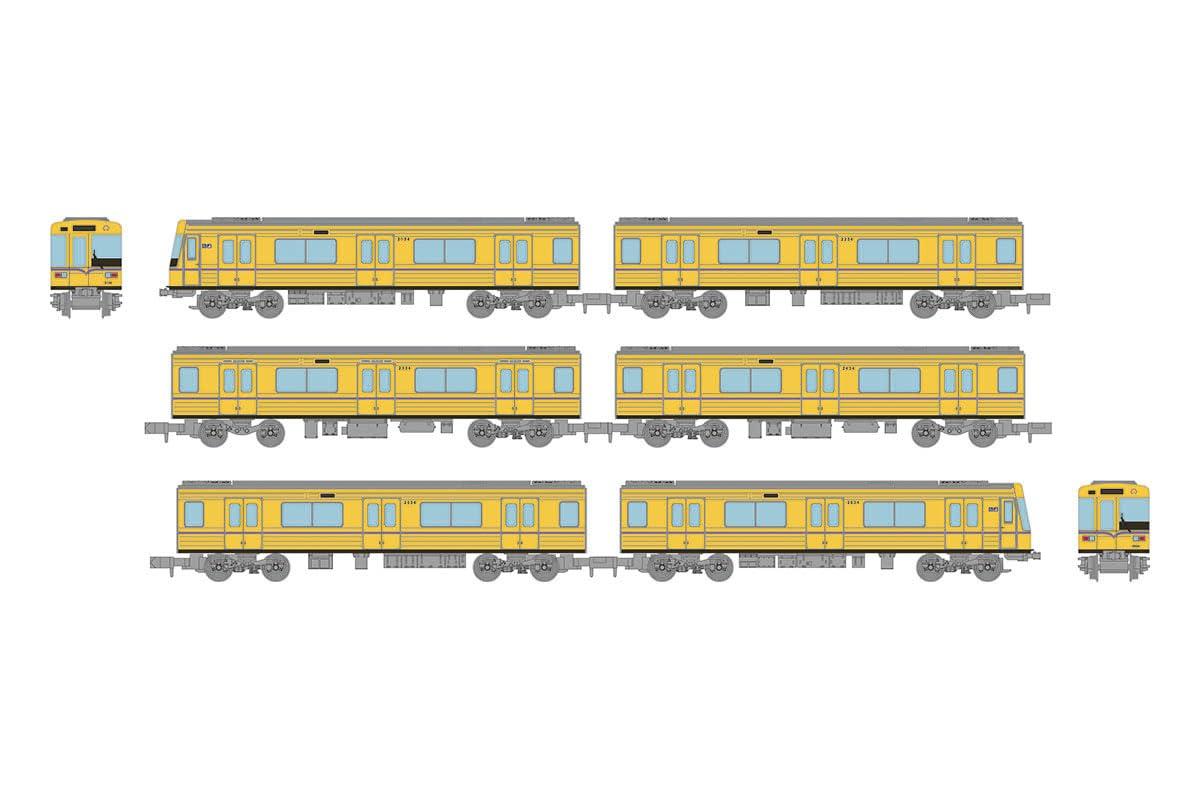 トミーテック 鉄道コレクション 鉄コレ 名古屋市交通局名城線 名港線 2000形 黄電メモリアルトレイン 6両セット