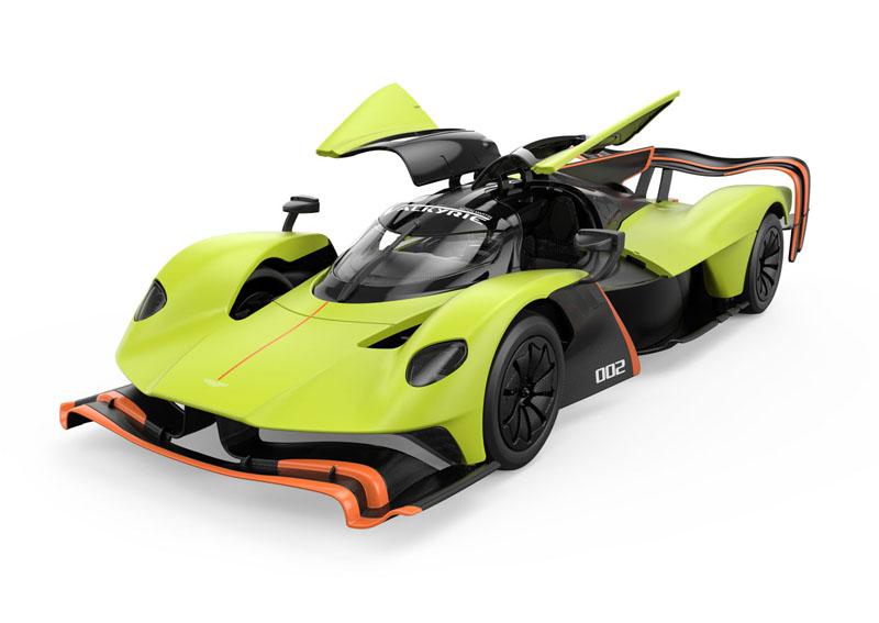 童友社 2.4GHz 1/14 アストンマーチン ヴァルキリー AMR Pro 緑 電動ラジオ受信機抑えつける 30813