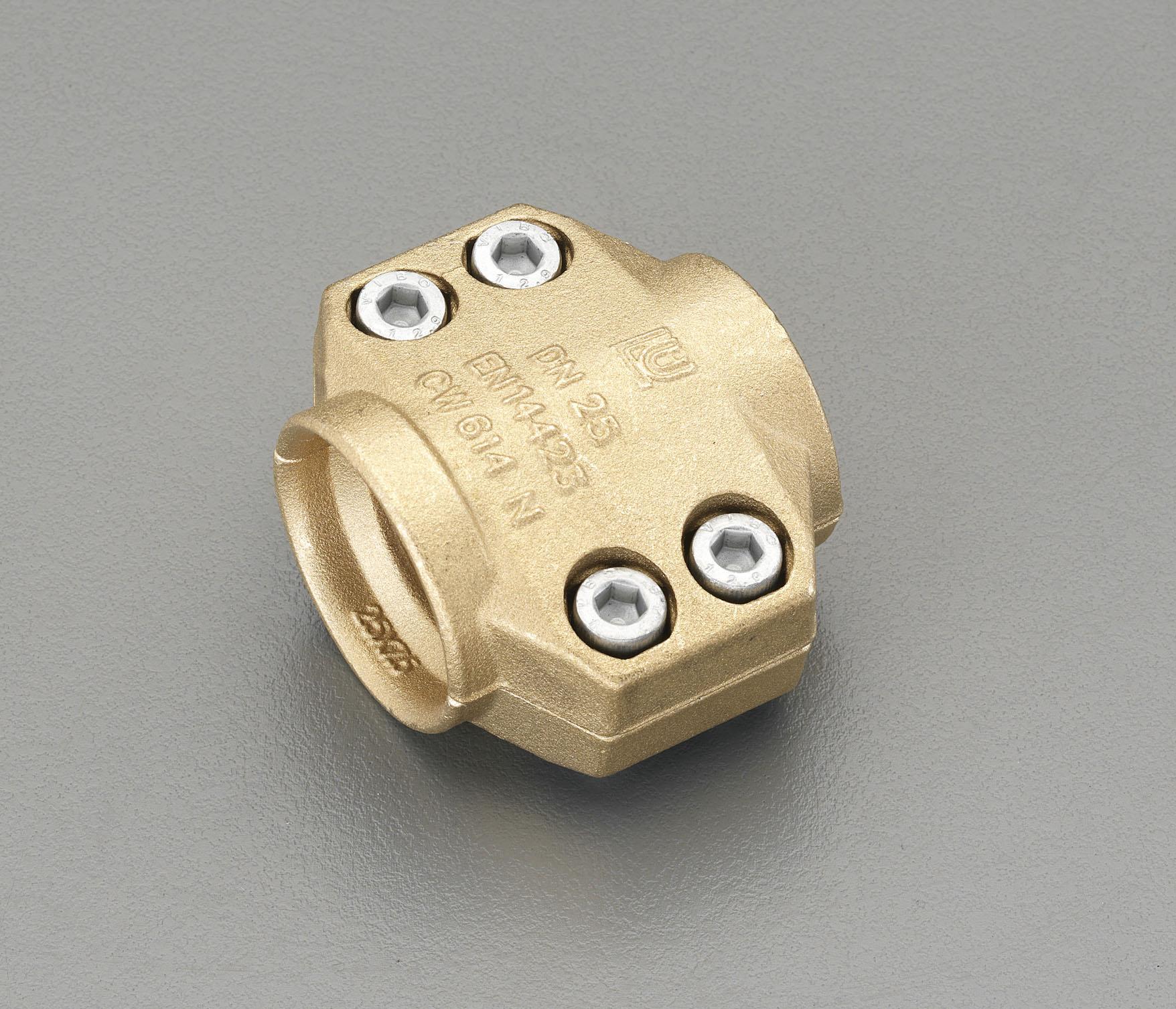 50mm用セーフティーホースクランプ(スチーム用/真鍮製) M10×40
