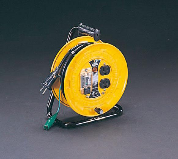 AC125V/15A/10m吊りひも木管(短絡立ちふさがる器付  224×167×288粍