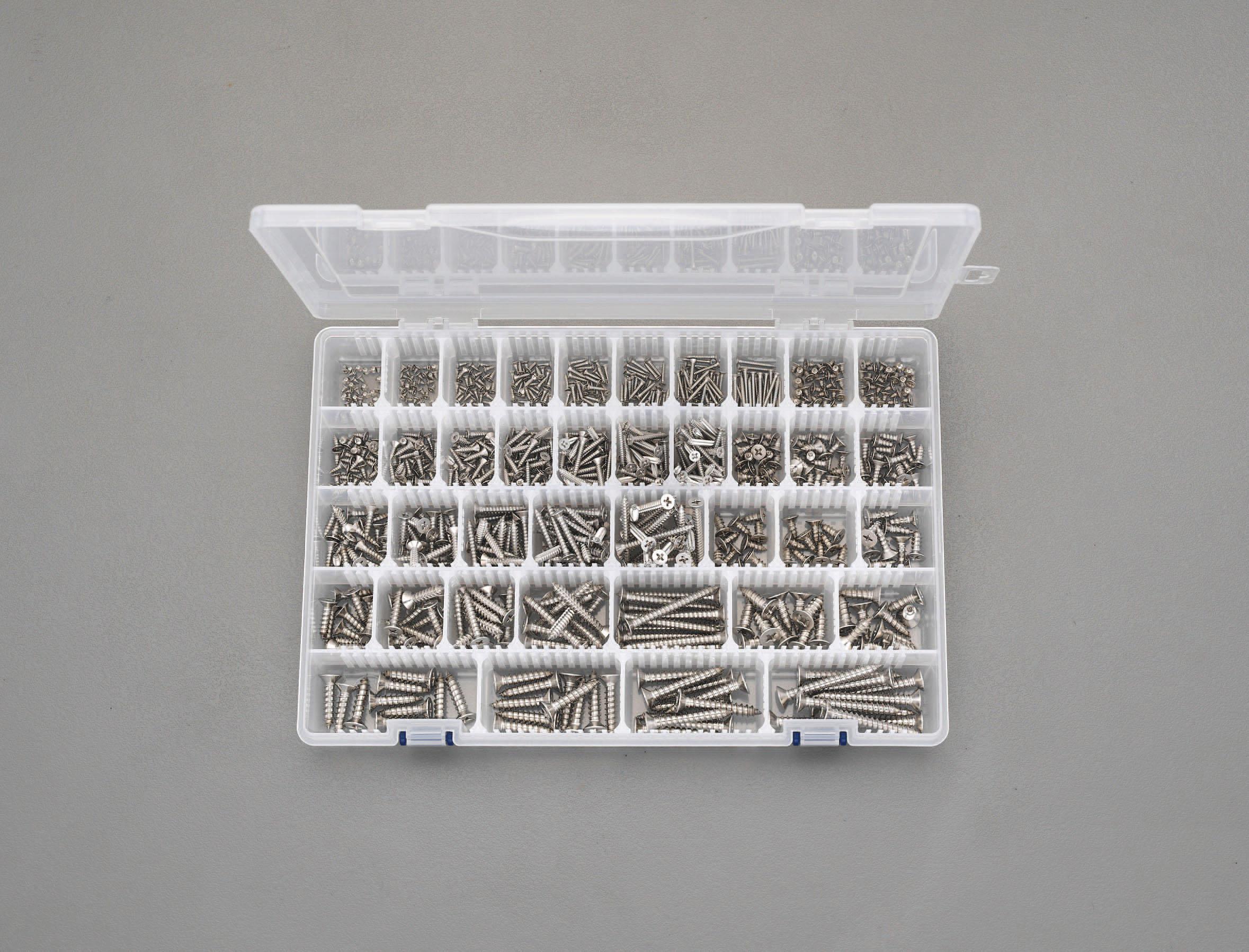 2-6粍 皿 頭 タッピングビスセット(ステンレス鋼製) EA949AL-21