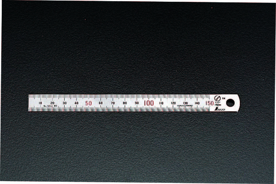 エスコ(ESCO) シルバー直尺 1500mm EA720YD-150