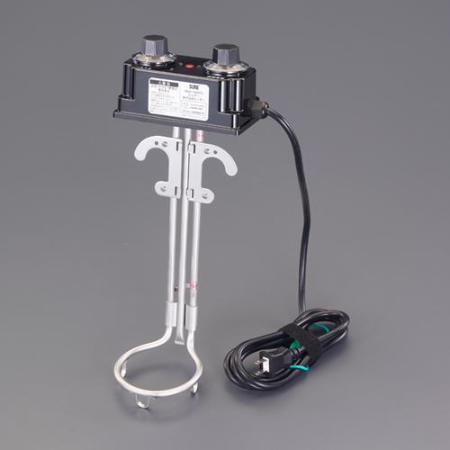 エスコ AC100V/1000W 投込みヒーター(温調・タイマー) EA896AB-3