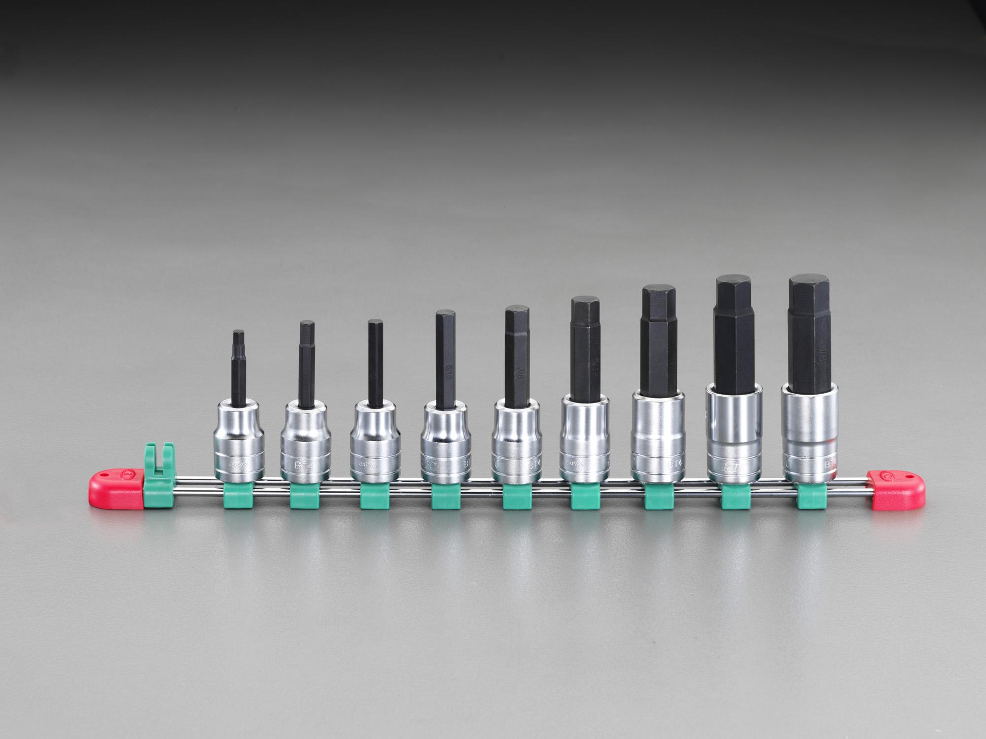1/2\"DR/3/16\"-5/8\" [HEX]ビットソケットセット