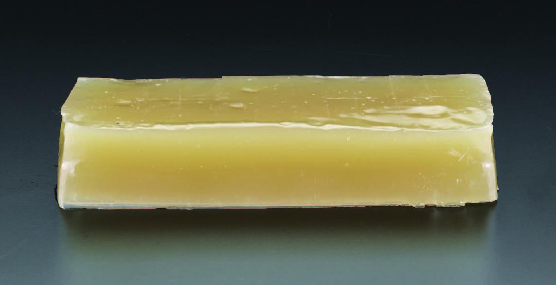 2.25kgホットメルトコーティング(琥珀色) 琥珀色 115×345×65粍