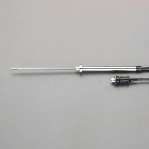 ー50/+150?C食料雑貨類用検出器(ステンレス鋼製)  φ4×125粍(手持ち部分は除く)、先っちょ:φ3粍