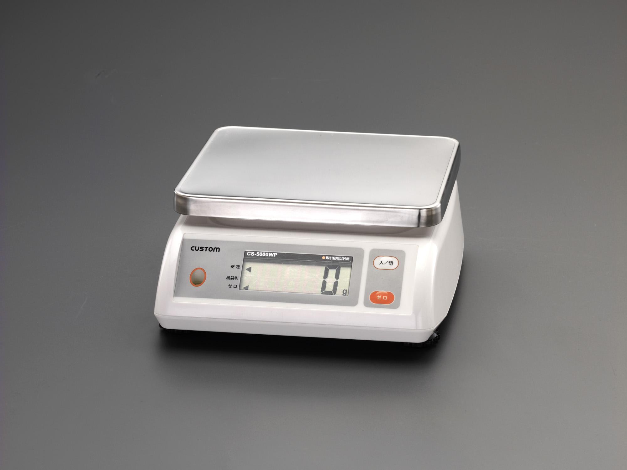 10kg(0.005kg)防水型デジタルはかり 230(W)×190(D)mm 14,405円