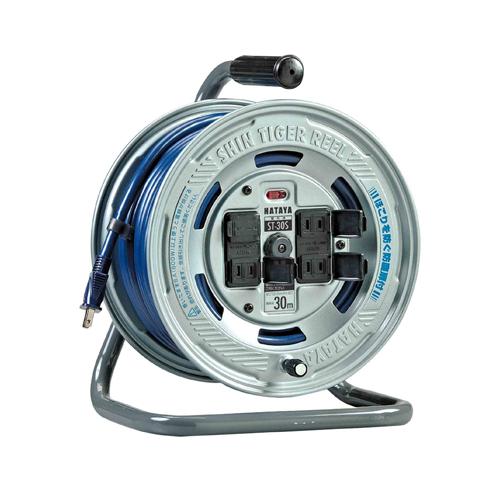AC125V/15A/30mコードリール(温度センサー付) 275(W)×211(D)×340(H) mm
