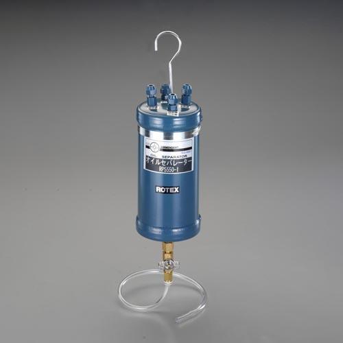 エスコ 1/4\" 冷媒リコール機用オイルセパレーター EA100XA-2"
