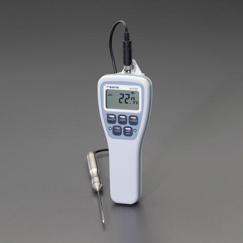 佐藤計量器製作所(Sato Keiryoki Seisakujo) -40 ?/+250 ?C デジタル温度計(標準センサー付) EA701SC-2B|ポッチ