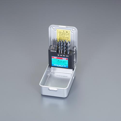 エスコ M3-M12スパイラルタップセット(HSS) EA829DS-31