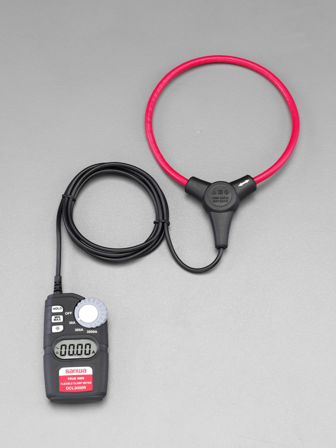 クランプメーター(デジタル・φ150粍検知器)  70(W)×26(D)×120(H)粍(CT除く)