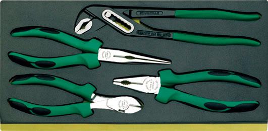 4本組プライヤーセット 175×350×35(H)mm