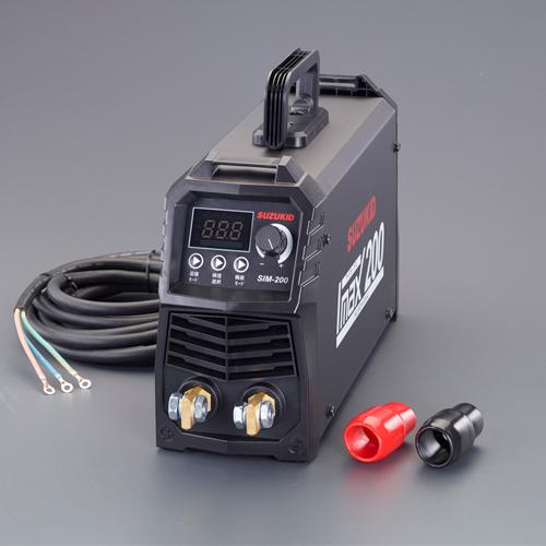 単相200V/200Aインバーター直流溶接機 125(W)×395(D)×212(H)mm
