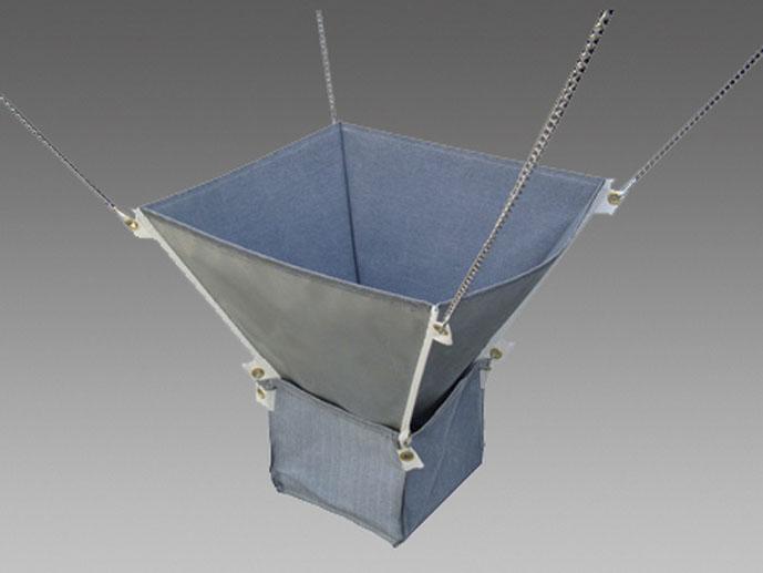 600x600mm高所熔接作業用火花受けホッパー 本体:600(W)×600(D)×480(H)mm、 下部BOX:300(W)×300(D)×250(H)mm 37,307円