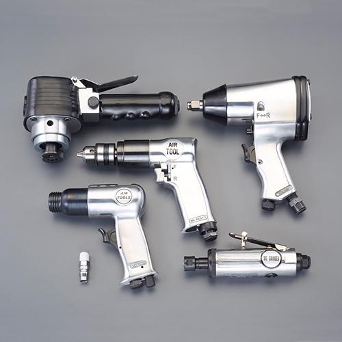 エアーツール5機種セット インパクトレンチ:190x60x20 サンダー:270x125x165 ダイグラインダー:174x33x41 ドリル:180x42x140 ハンマー:135x49x150