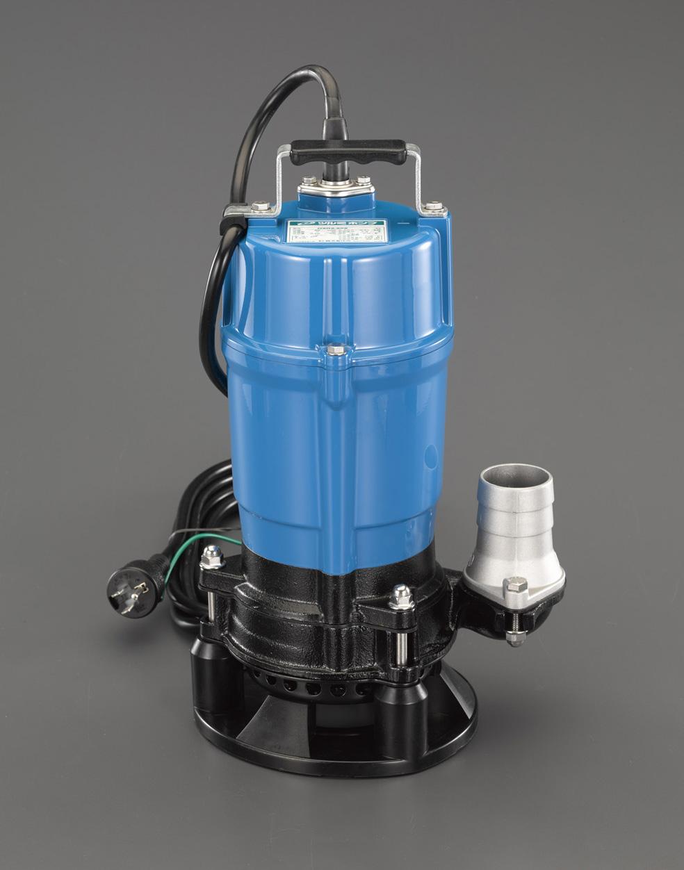 エスコ AC100V(60サイクル)/50粍水中揚水機(泥水用/オート) EA345RX-60A