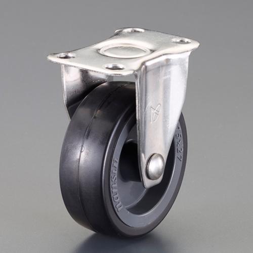 エスコ 150mm キャスター(固定金具・ステンレス製) EA986PT-535
