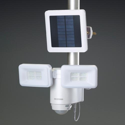 エスコ(ESCO) 防雨型LED感知器ともし火(ソーラー式) 2灯 EA864CB-204B DIY・工具-花・ガーデン・DIY