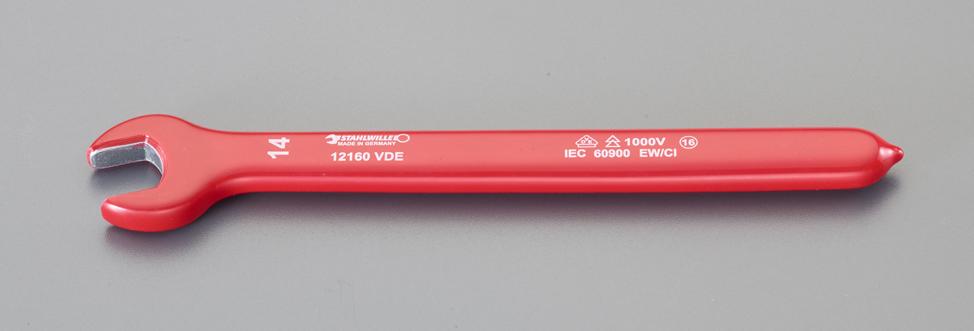 エスコ(ESCO) 22mm 絶縁片口スパナ EA640RA-22|ポッチ