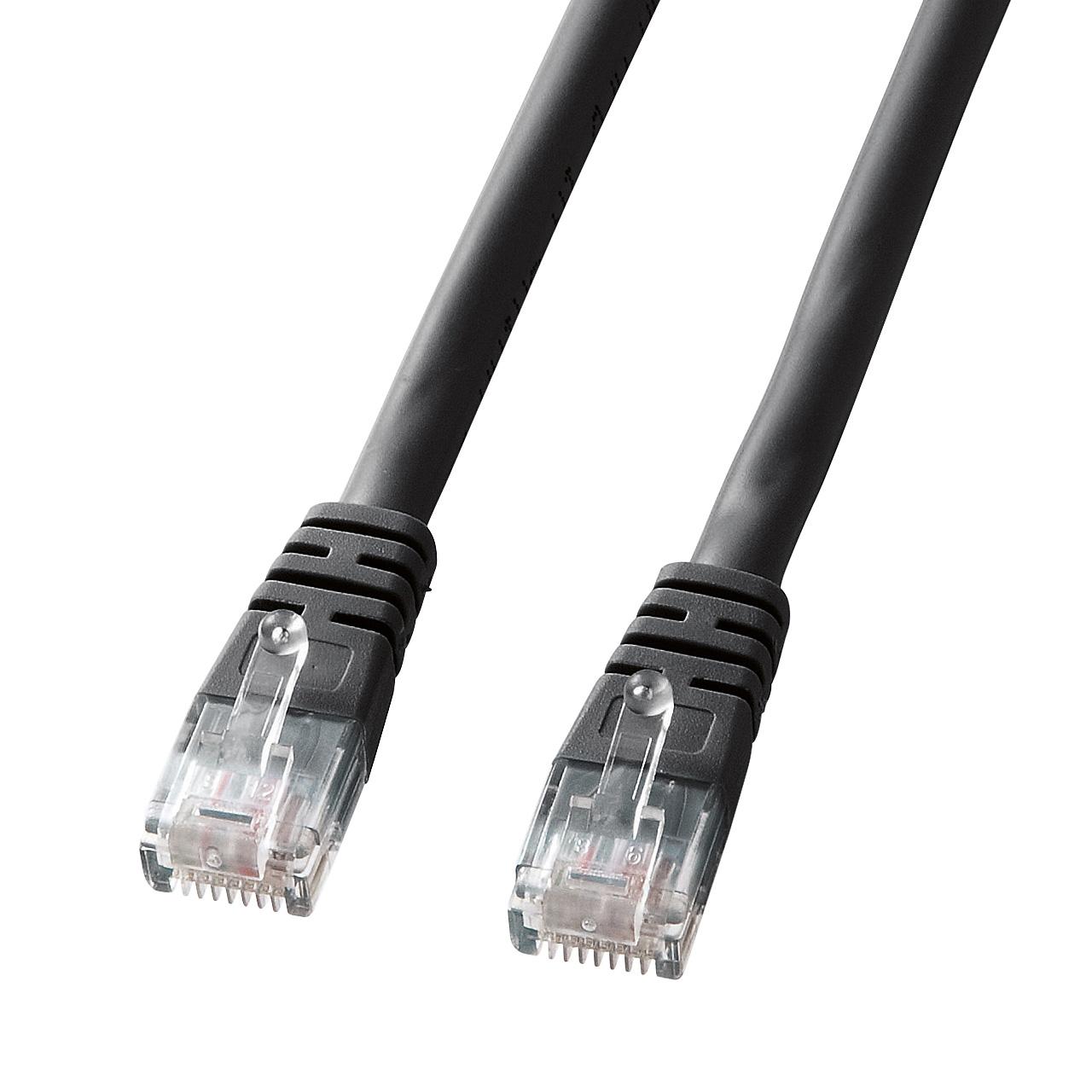 エスコ(Esco) 40m LANケーブル(カテゴリー5e準拠)(ブラック) EA764B-440