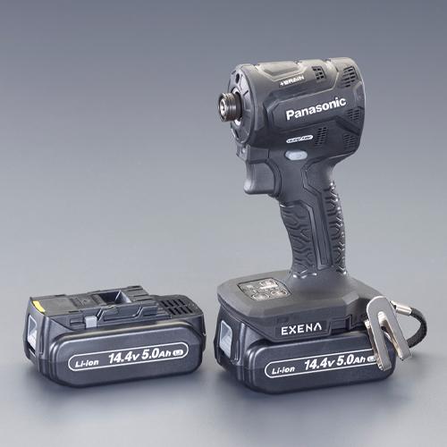 エスコ(Esco) DC14.4V/5.0Ah 差しひびき１番ウッド(黒/申し受ける式) EA813PA-4