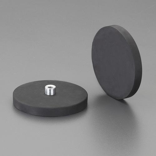φ88x8.5mm/M8x1.25雌ネジ/42kgfマグネット(2個) φ88×8.5(ねじ穴込:17)mm
