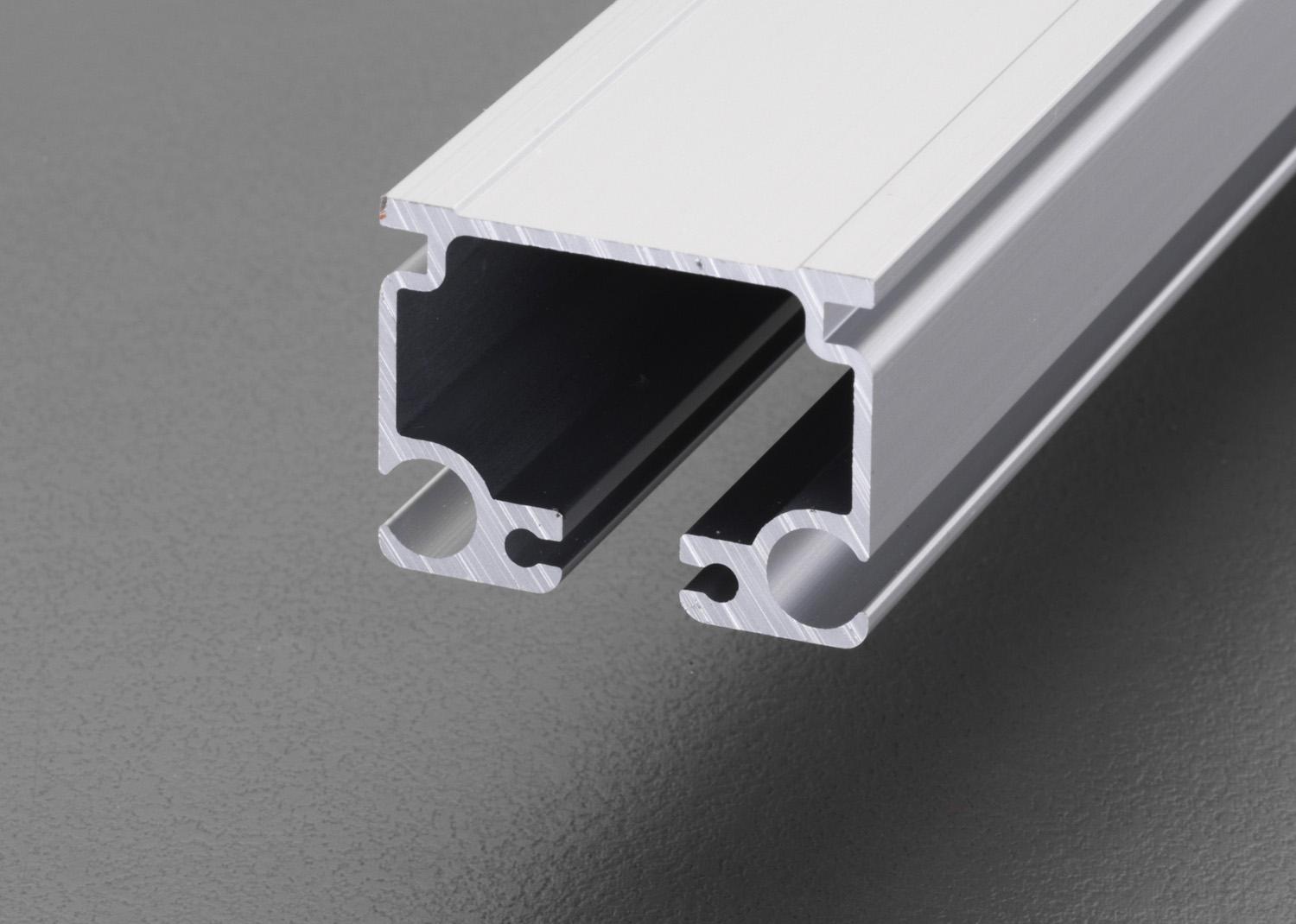 800x800mm/500R隙間シート用カーブレール(アルミ製) 800×800mm