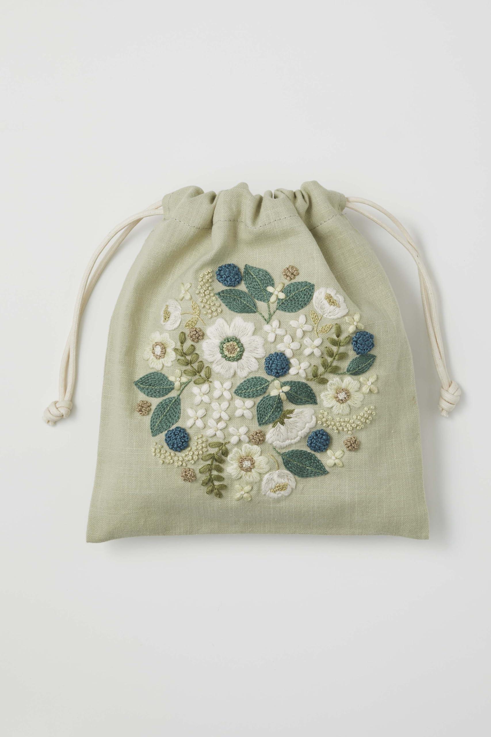 楽天市場】刺しゅうキット 『yulaのこころ躍る草花刺繍 可憐な