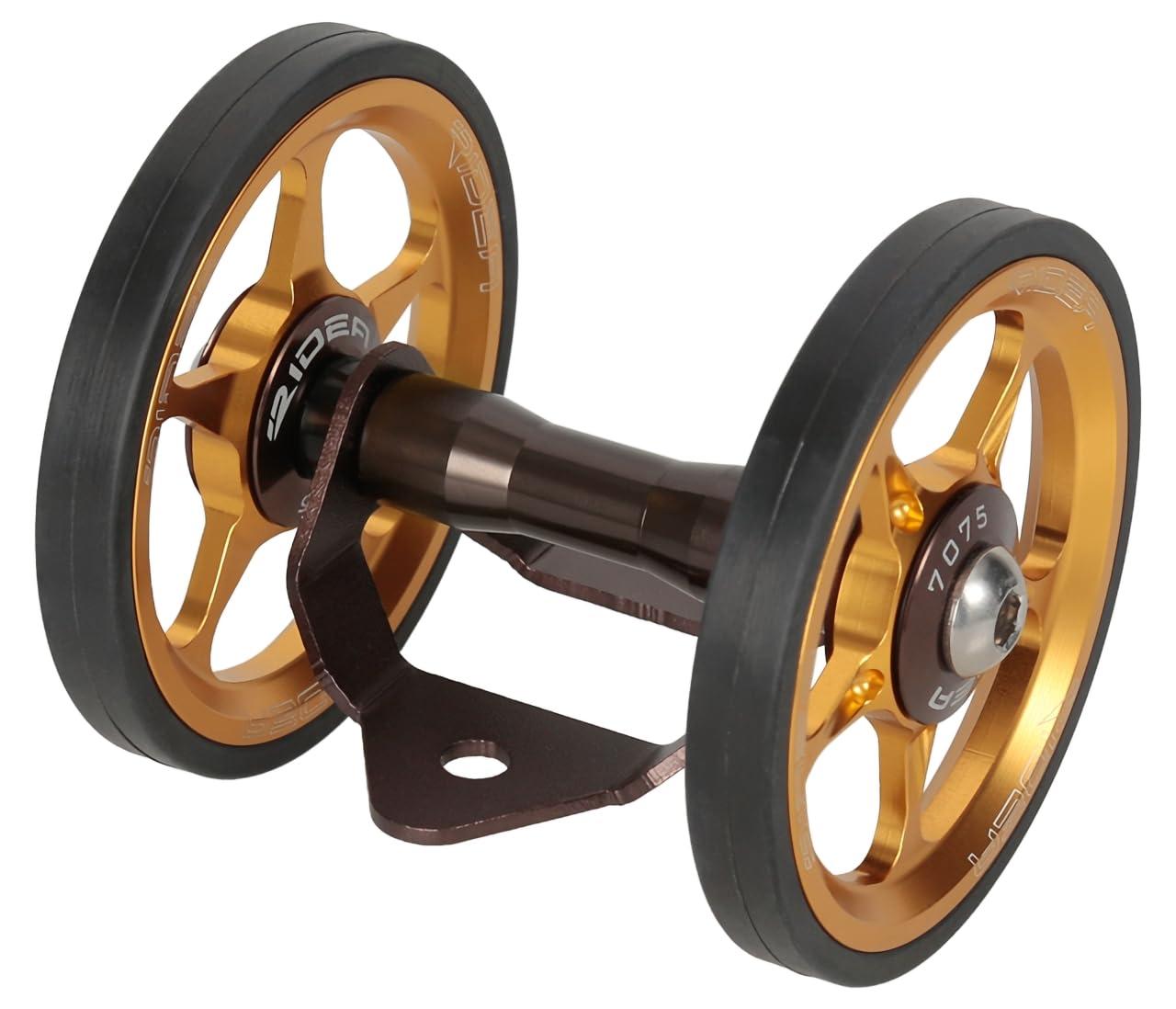 RIDEA Duo Large Rear Mudguard Roller RMR4 ゴールド 147-10531 スポーツ・アウトドア-自転車用アクセサリー-その他