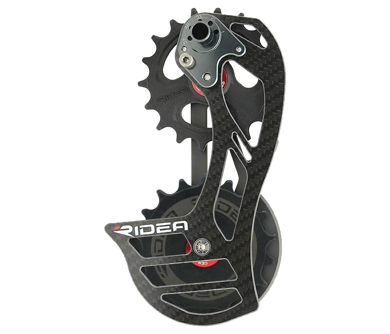 RIDEA Rear Derailleur Cage RD4-C88FC-C カーボン ロゴ:ブラック 147-54086｜ポッチ