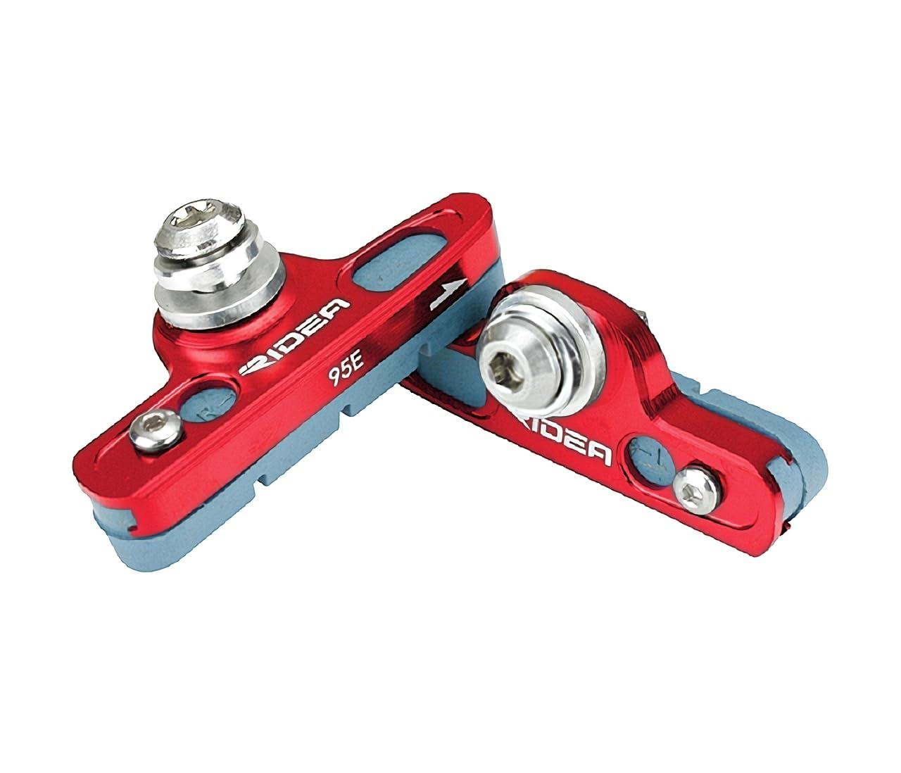 RIDEA Caliper Brake Shoes BSR-95E レッド 147-05886