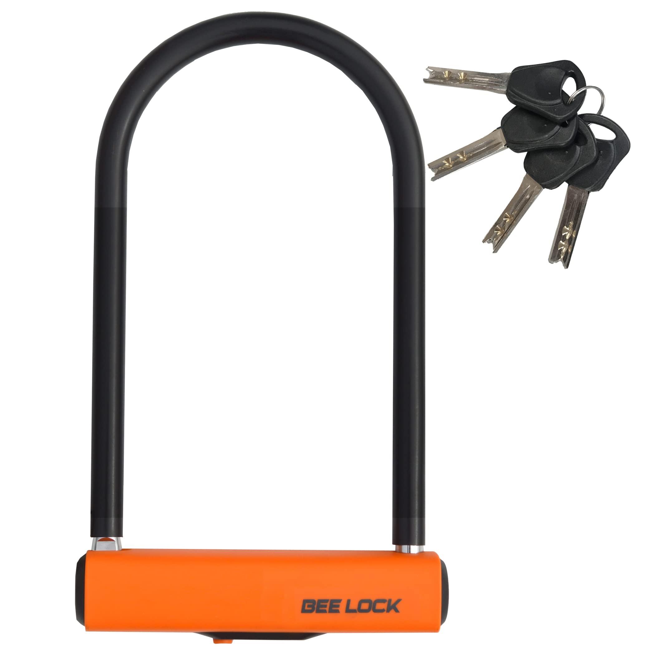 リード工業(LEAD) バイク用ロック BEE LOCK (ビーロック) シャックルロック 135×250mm 14φ LU-206A