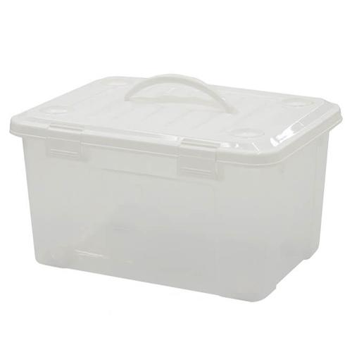 500x360x290mm/35L収納ケース(8個) ホワイト 内寸:415×275×247 外寸:500×360×290 18,536円